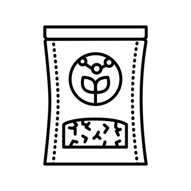 Dijital ve baskı projeleri için sebze proteini siyah çizgi simgesi. Uygulamalar ve web siteleri için en az temiz simgeler. UI UX ve markalaşma için modern basit simgeler