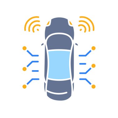 Dijital ve yazdırma projeleri için otonom renkli düz simge. Uygulamalar ve web siteleri için en az temiz simgeler. UI UX ve markalaşma için modern basit simgeler