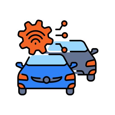 Dijital ve yazdırma projeleri için yapay zeka renk çizgisi simgesi. Uygulamalar ve web siteleri için en az temiz simgeler. UI UX ve markalaşma için modern basit simgeler