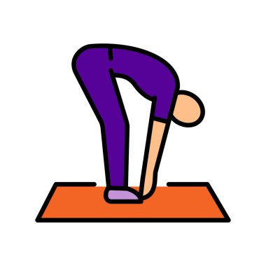 Dijital ve yazdırma projeleri için esneklik eğitimi renk düz simgesi. Uygulamalar ve web siteleri için en az temiz simgeler. UI UX ve markalaşma için modern basit simgeler