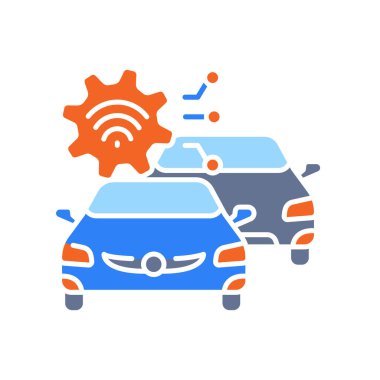 Dijital ve yazdırma projeleri için yapay zeka renk düz simgesi. Uygulamalar ve web siteleri için en az temiz simgeler. UI UX ve markalaşma için modern basit simgeler