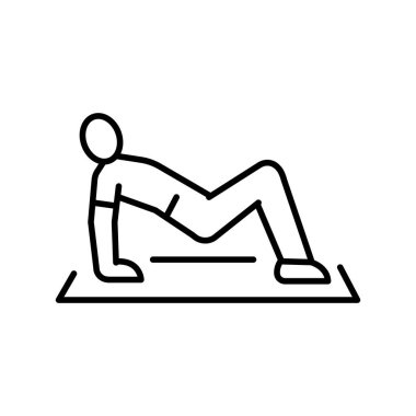 triceps dijital ve yazdırma projeleri için siyah çizgi simgesini dibe indirdi. Uygulamalar ve web siteleri için en az temiz simgeler. UI UX ve markalaşma için modern basit simgeler