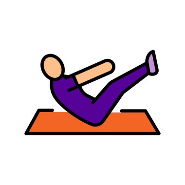 Vups dijital ve yazdırma projeleri için renk çizgisi simgesi uygular. Uygulamalar ve web siteleri için en az temiz simgeler. UI UX ve markalaşma için modern basit simgeler
