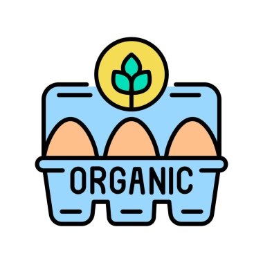 Dijital ve yazdırma projeleri için organik yumurta renk çizgisi simgesi. Uygulamalar ve web siteleri için en az temiz simgeler. UI UX ve markalaşma için modern basit simgeler