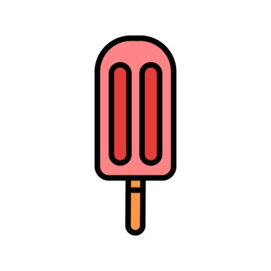 Dijital ve yazdırma projeleri için buz çubuğu renk çizgisi simgesi. Uygulamalar ve web siteleri için en az temiz simgeler. UI UX ve markalaşma için modern basit simgeler