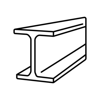 Dijital ve yazdırma projeleri için siyah çizgi simgesi. İnşaat elementleri. Uygulamalar ve web siteleri için en az temiz simgeler. UI UX ve markalaşma için modern basit simgeler