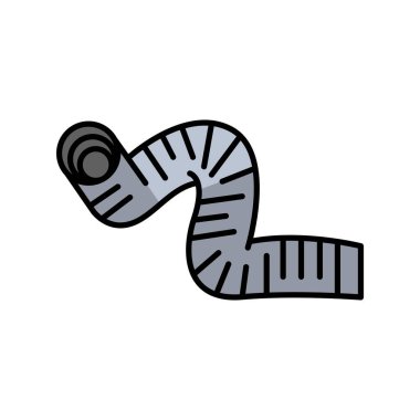 Uygulamalar ve web siteleri için kanal renk çizgisi simgesi. İnşaat elementleri. UI UX ve markalaşma için modern basit simgeler