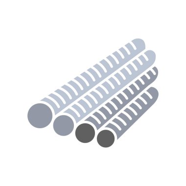 Uygulamalar ve web siteleri için çubuk rengi simgesi. İnşaat elementleri. UI UX ve markalaşma için modern basit simgeler