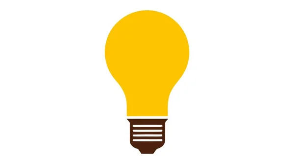 Innovative Idea Modern Stylish Icon Light Bulb Vector Illustration — Stock Vector