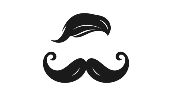 Icône Moustache Illustration Simple Icône Vectorielle Moustache Italie — Image vectorielle
