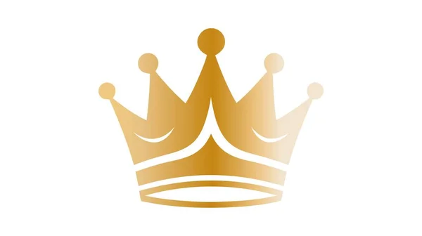 皇冠标志 在白色背景上孤立的向量图 — 图库矢量图片