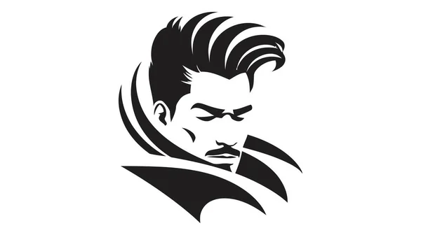 Logo Vectorial Del Hombre Icono Hombre Silueta Vector Ilustración — Archivo Imágenes Vectoriales