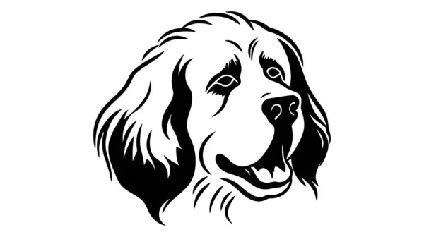 Σκιαγραφία Λογότυπου Σκύλου Εικονίδιο Διανύσματος Κατοικίδιου Που Απομονώνεται Λευκό Φόντο — Διανυσματικό Αρχείο