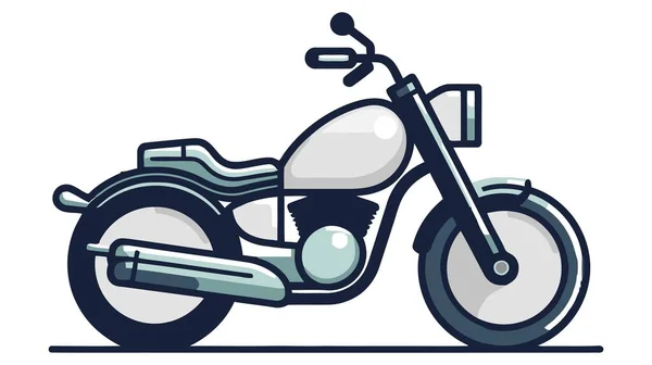 Logo Moto Icône Illustration Vectorielle Isolée Sur Fond Blanc — Image vectorielle
