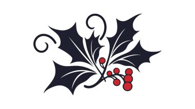 Kutlama dekorasyonları düz çizgi simgesi. Ökseotu sembolü. Mobil konsept ve web tasarımı için tabela, depolama.