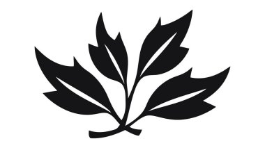 Filiz maketi eko logosu, yaprak tohumu, bitki yetiştirme. Vektör simgesi.