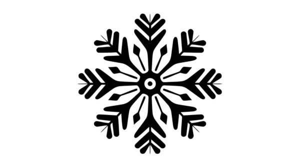 Ikona Sněhová Vločka Vektorové Logo Izolované Bílém Pozadí — Stockový vektor