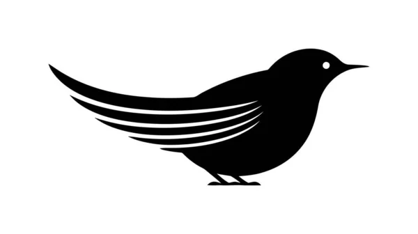 Логотип Летающей Птицы Абстрактный Векторный Шаблон Дизайна Векторная Иллюстрация — стоковый вектор