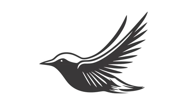 Flying Wings Bird Logo Abstract Design Vector Template Vector Illustration — Stock Vector