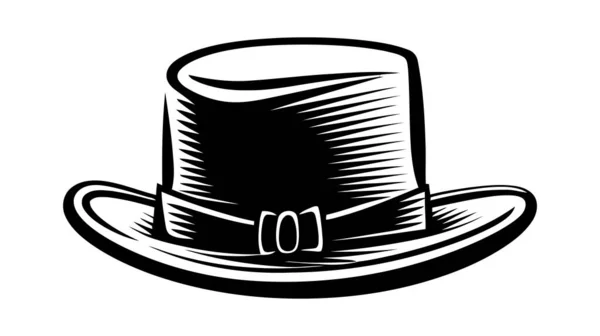 ヴィンテージの古い帽子 男性頭キャップ 古いファッションの服 優雅な帽子 白い背景のベクトルイラスト — ストックベクタ
