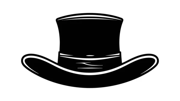 老式的旧帽子 旧衣服 精致的帽子 白色背景的矢量说明 — 图库矢量图片