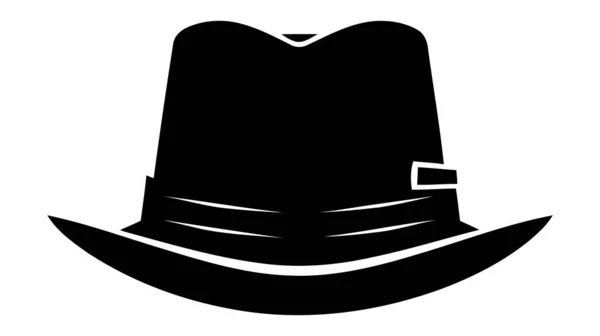 ヴィンテージの古い帽子 男性頭キャップ 古いファッションの服 優雅な帽子 白い背景のベクトルイラスト — ストックベクタ