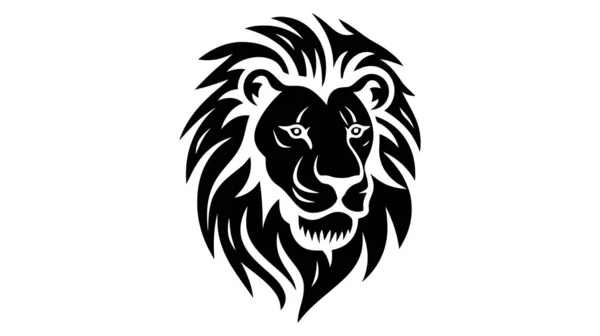 Векторная Иллюстрация Логотипа Lion Дизайн Логотип Льва Иконка Белом Фоне — стоковый вектор