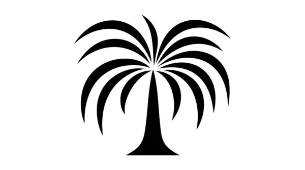 Διάνυσμα Φοίνικα Χρυσό Κομψό Διάνυσμα Λογότυπο Καρύδα Δέντρο Τροπική Παραλία — Διανυσματικό Αρχείο