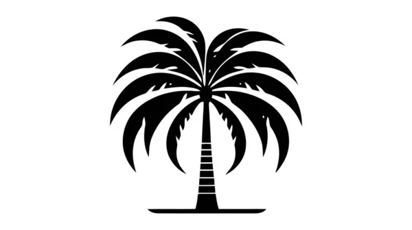 Vektor Palm Träd Guld Elegant Logotyp Vektor Kokos Träd Tropisk — Stock vektor