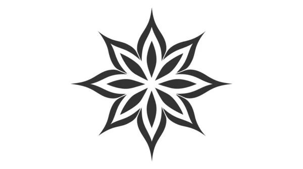 Abstrato Elegante Árvore Folha Flor Logotipo Ícone Vetor Design — Vetor de Stock