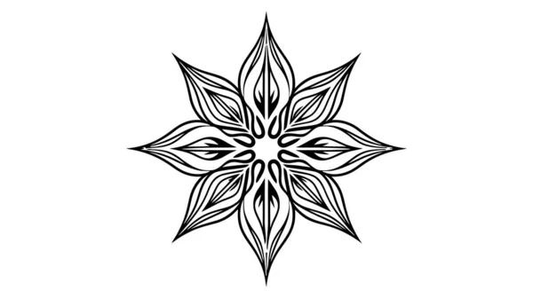 Abstraktní Elegantní Strom List Květiny Logo Vektor Design — Stockový vektor