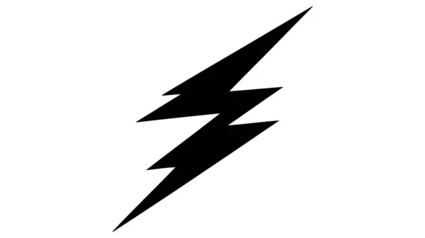 Relâmpago Elemento Design Logotipo Vetor Energia Elétrica Conceito Símbolo Eletricidade — Vetor de Stock
