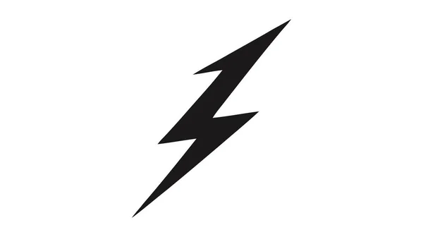 Блискавка Електрична Потужність Векторний Елемент Дизайну Логотипу Концепція Енергії Грім — стоковий вектор