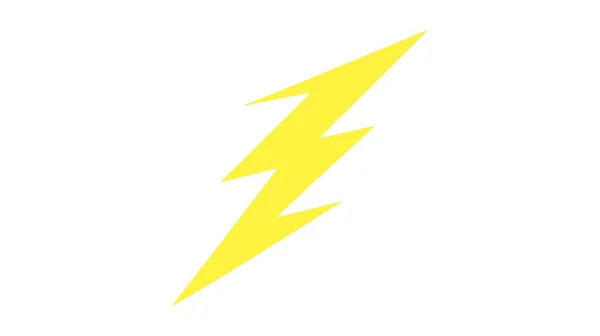 电力矢量标识设计元素 能源和雷电电符号概念 — 图库矢量图片