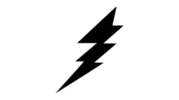 Блискавка Електрична Потужність Векторний Елемент Дизайну Логотипу Концепція Енергії Грім — стоковий вектор