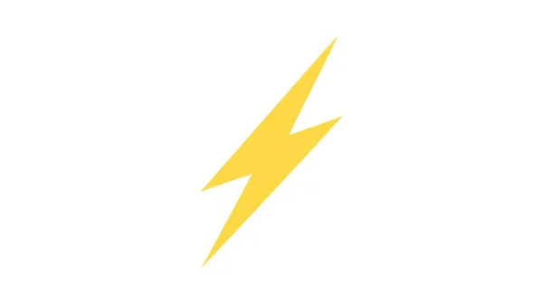 Rayo Elemento Diseño Del Logotipo Del Vector Energía Eléctrica Concepto — Archivo Imágenes Vectoriales