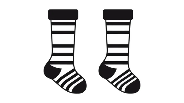 stock vector Socks outline icon, vector logo. Illustration isolated on white background.