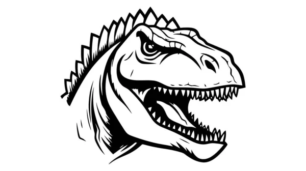 Dinosauří Logo Dino Logo Upravitelný Vektor Brachiosaurus Pro Vaše Logo — Stockový vektor