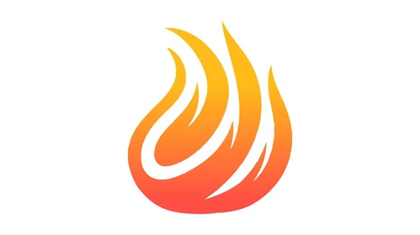 Tűz Láng Logo Vektor Illusztráció Tervezősablon Vektor Tűz Lángok Jele — Stock Vector