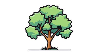 Koşan koşucu. Düz vektör illüstrasyon simgesi, beyaz arkaplanda izole logo tasarımı.