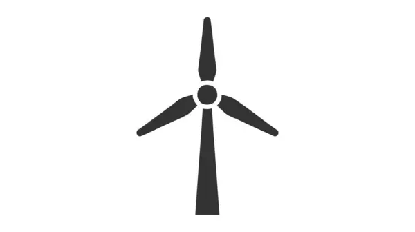 Beyaz arkaplanda rüzgar gücü simgesi.