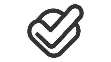 Beyaz arkaplanda kene simgesi çizim biçimi işaretleri izole edildi.