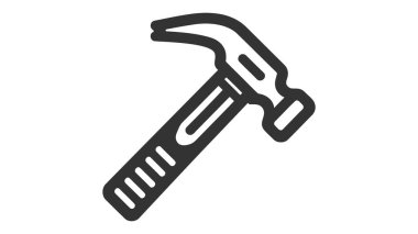 Hummer vektör simgesi beyaz arkaplanda izole edildi.