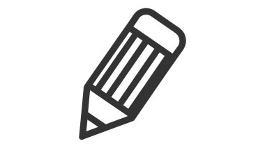 Simge vektörünü düzenle. Kalem, simge gösterimi yaz.