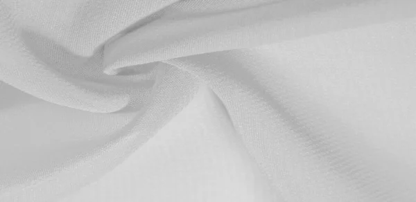 Kain Putih Sutra Dengan Matte Sheen Ringan Ini Sempurna Untuk — Stok Foto