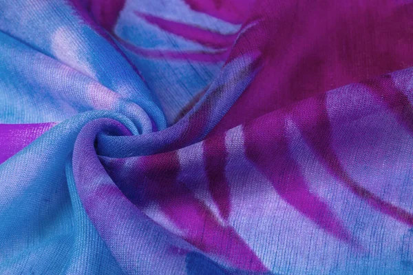 Текстура Шелковая Ткань Синий Бордовый Белый Красный Высококлассный Пыльный Голубой — стоковое фото