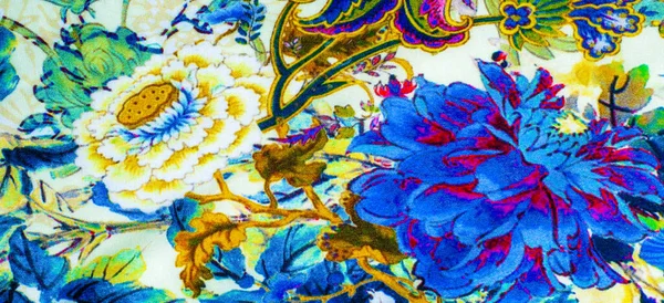 Teksturą Tła Jest Bawełna Kaskada Kolorów Pozostawia Swój Ślad Matowej — Zdjęcie stockowe