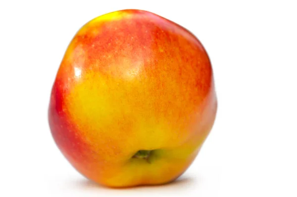 Jablko Bílém Pozadí Jablka Jsou Nutriční Hnací Silou Poskytující Širokou — Stock fotografie