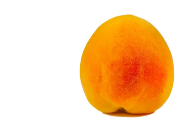 アプリコットだ 1800年代初頭のイングランドからの珍しい遺産の品種 果実は中小型で 非常に アプリコット の風味があります 熟すと鮮やかなオレンジ色の肉 ジューシーで甘い — ストック写真