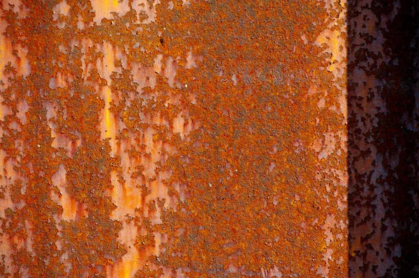 Rost Auf Metall Textur Hintergrund Muster Wenn Eisen Mit Wasser — Stockfoto
